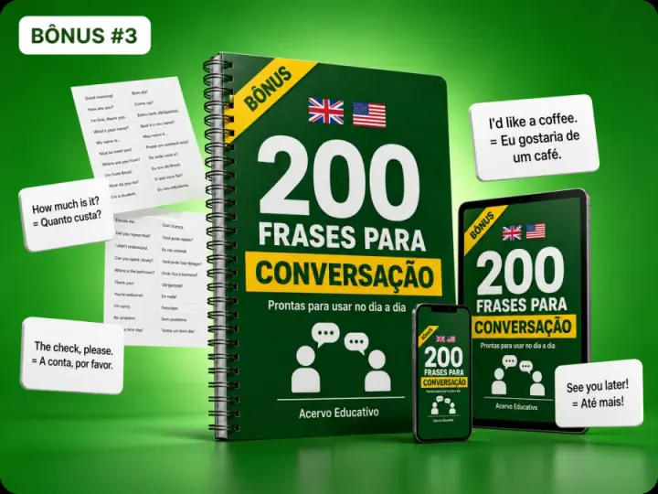 Bônus 3 — 200 Frases para Conversação